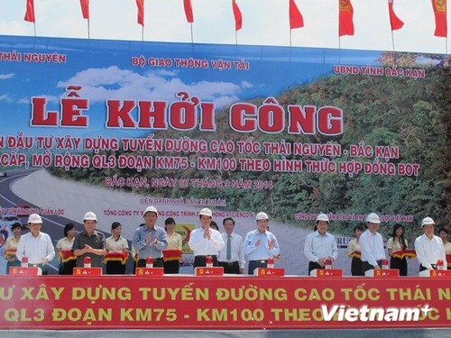 Thai Nguyen – Cho Moi Express Way construction begins - ảnh 1